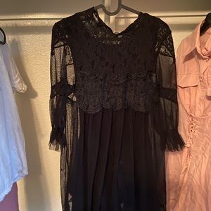 Black Lace Dress